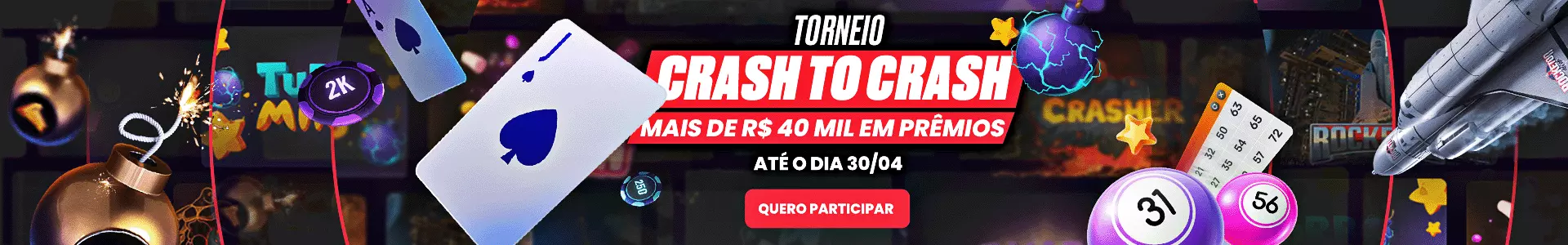 Torneio Crash to Cash da Ona Bet